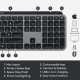 کیبورد بیسیم لاجیتک Logitech Keyboard MX Keys Mac graphite کیبورد بیسیم لاجیتک Logitech Keyboard MX Keys Mac graphite