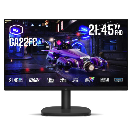 مانیتور-Cooler-Master-GA22FC مانیتور کولر مستر Cooler Master GA22FC با نرخ ۱۰۰ هرتز و پنل VA