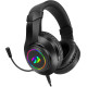 هدست گیمینگ ردراگون RedRagon HYLAS H260 مشکی با نورپردازی RGB و میکروفون چرخشی
