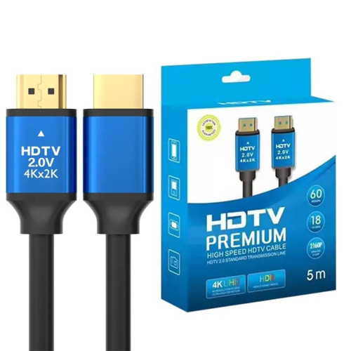 کابل HDMI دلتا نسخه 2.0 HDTV Premium طول 1.5 متر کابل HDMI دلتا نسخه 2.0 HDTV Premium طول 1.5 متر