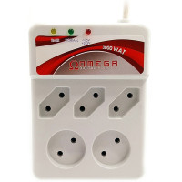 محافظ برق امگا Omega آنالوگ دو زمانه 5 خانه