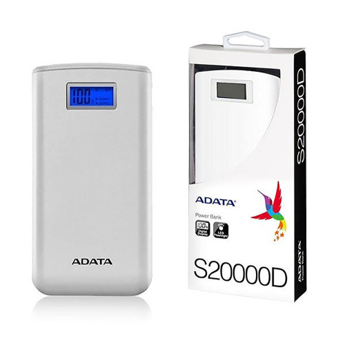 پاوربانک ای دیتا Power Bank AData S20000D ظرفیت 20000 میلی آمپر
