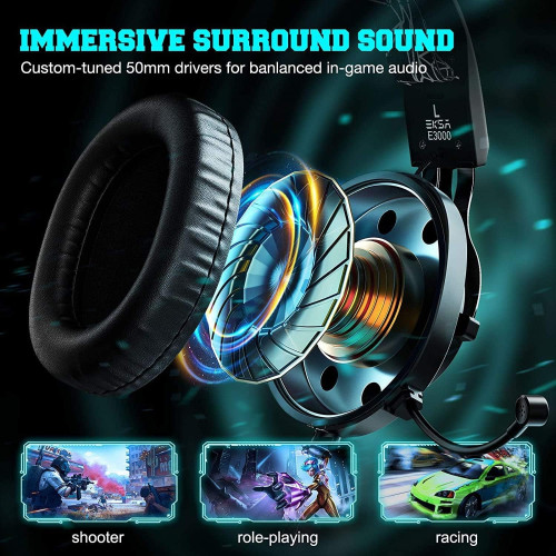 هدفون اکسا Eksa E3000 RGB هدفون اکسا Eksa E3000 RGB