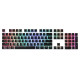 مجموعه ۱۰۴ کلید کیکپ ردراگون RedRagon A130 Black با فناوری Doubleshot PBT و بخش شفاف RGB