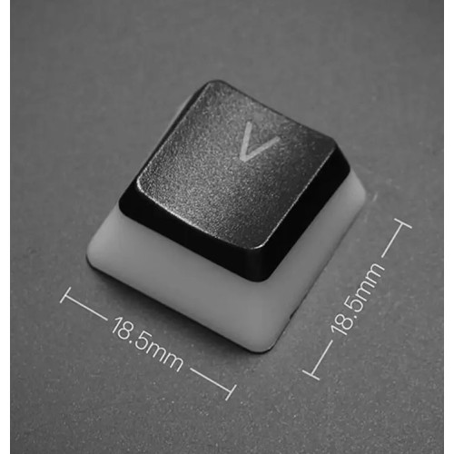 مجموعه ۱۰۴ کلید کیکپ ردراگون RedRagon A130 Black با فناوری Doubleshot PBT و بخش شفاف RGB