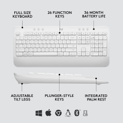 کیبورد و ماوس لاجیتک Logitech MK650 کیبورد و ماوس لاجیتک Logitech MK650
