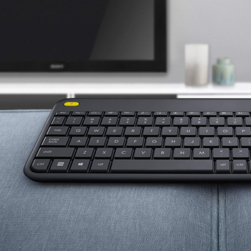 کیبورد بیسیم لاجیتک Logitech Keybard Touchpad K400 RF DARK GREY کیبورد بیسیم لاجیتک Logitech Keybard Touchpad K400 RF DARK GREY
