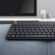 کیبورد بیسیم لاجیتک Logitech Keybard Touchpad K400 RF DARK GREY کیبورد بیسیم لاجیتک Logitech Keybard Touchpad K400 RF DARK GREY