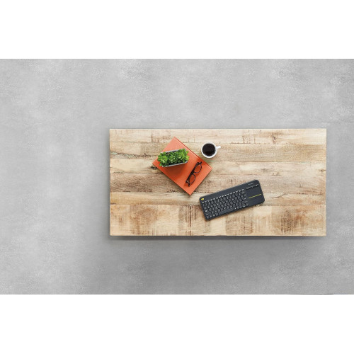 کیبورد بیسیم لاجیتک Logitech Keybard Touchpad K400 RF DARK GREY کیبورد بیسیم لاجیتک Logitech Keybard Touchpad K400 RF DARK GREY