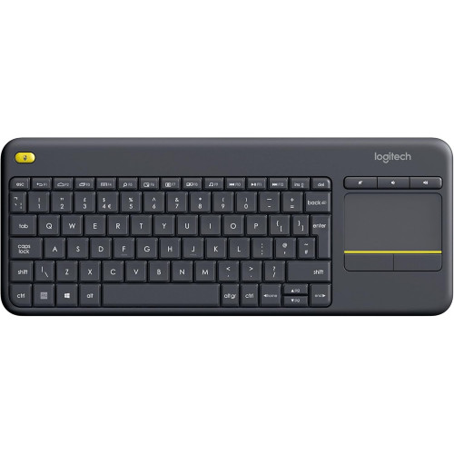 کیبورد بیسیم لاجیتک Logitech Keybard Touchpad K400 RF DARK GREY کیبورد بیسیم لاجیتک Logitech Keybard Touchpad K400 RF DARK GREY