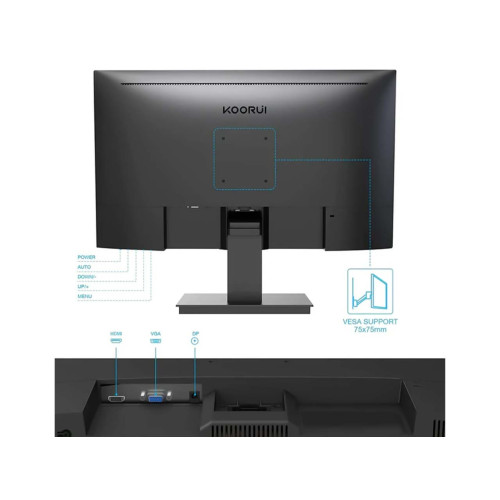 مانیتور کووری Koorui Monitor 22N1 سایز 22 اینچ