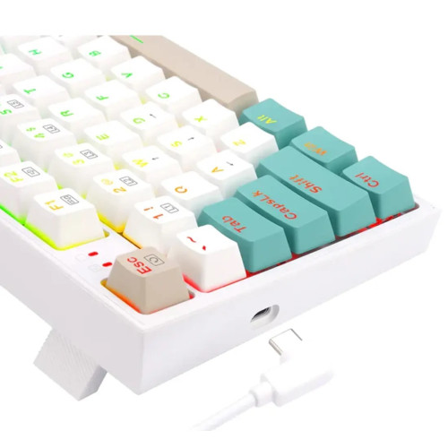 کیبورد گیمینگ ردراگون  RedRagon Veigar K643 WGC RGB