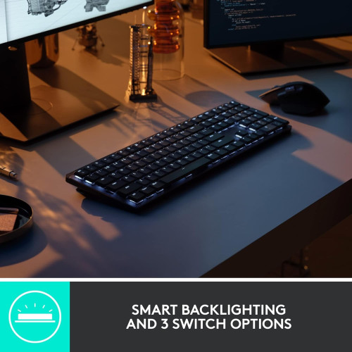 کیبورد بیسیم لاجیتک Logitech Keyboard MX Mechanical Tactile