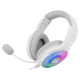 هدست گیمینگ ردراگون RedRagon PANDORA H350 سفید با نورپردازی RGB و میکروفون جداشونده