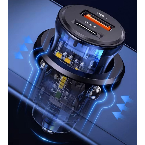 شارژر فندکی یوسمز Usams Car Charger US-CC164