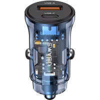 شارژر فندکی یوسمز Usams Car Charger US-CC164