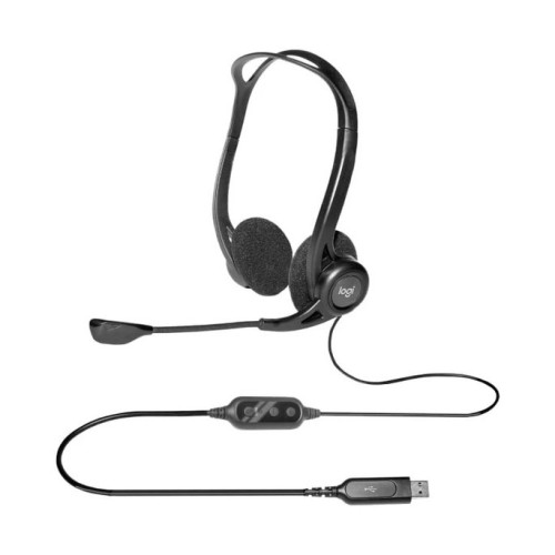 هدست یواسبی لاجیتک Logitech 960 با میکروفن نویزگیر و طراحی ارگونومیک
