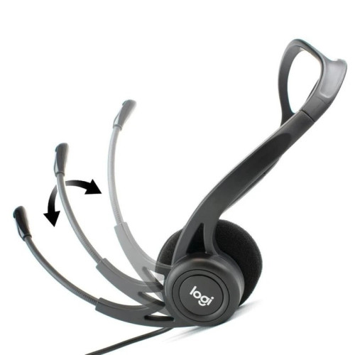 هدست یواسبی لاجیتک Logitech 960 با میکروفن نویزگیر و طراحی ارگونومیک