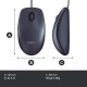 ماوس لاجیتک Logitech Mouse Optical B100 Biz Black ماوس لاجیتک Logitech Mouse Optical B100 Biz Black