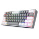 کیبورد گیمینگ ردراگون RedRagon FIZZ K617 RGB Grey-White کیبورد گیمینگ ردراگون RedRagon FIZZ K617 RGB Grey-White