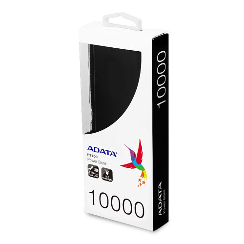 پاوربانک ای دیتا Power Bank AData PT100 ظرفیت 10000 میلی آمپر