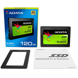 حافظه اس اس دی ای دیتا SSD AData SU655 ظرفیت 120 گیگابایت