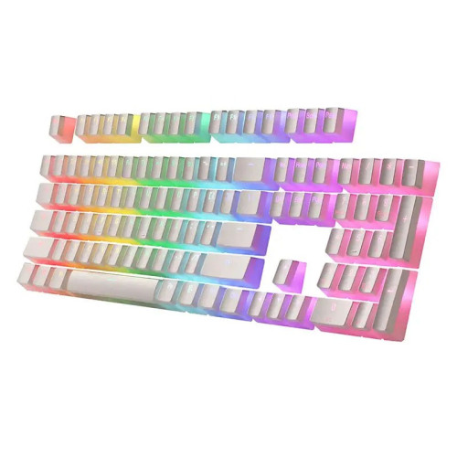 مجموعه کامل کلیدهای کیبورد مکانیکال RedRagon Keycap A130 White