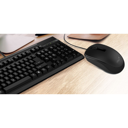 کیبورد و ماوس سیمدار جنیوس Keyboard & Mouse Genius KM-125 کیبورد و ماوس سیمدار جنیوس Keyboard & Mouse Genius KM-125