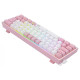 کیبورد گیمینگ ردراگون RedRagon FIZZ K617 RGB White-Pink