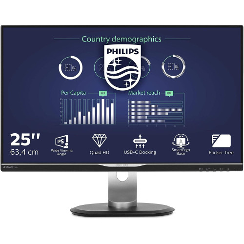 مانیتور فیلیپس Monitor IPS Philips 258B6QUEB سایز 25 اینچ