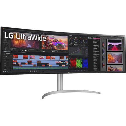 مانیتور منحنی ال جی LG 49WQ95C-W سایز 49 اینچ مانیتور منحنی ال جی LG 49WQ95C-W سایز 49 اینچ