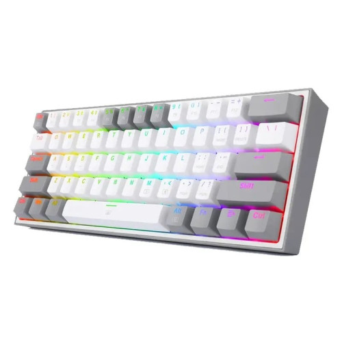 کیبورد گیمینگ ردراگون RedRagon FIZZ K617 RGB White-Grey