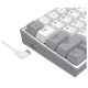 کیبورد گیمینگ ردراگون RedRagon FIZZ K617 RGB White-Grey