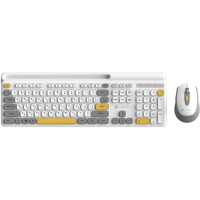 کیبورد و ماوس بیسیم لاجیکی Logikey Keyboard & Mouse KM336 White-Gray