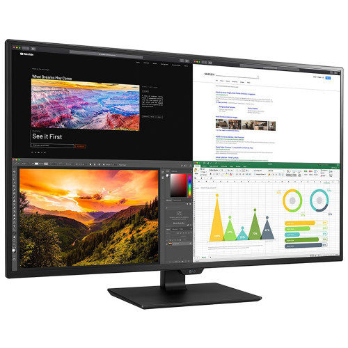 مانیتور ال جی Monitor IPS 4K LG 43UN700-B سایز 43 اینچ مانیتور ال جی Monitor IPS 4K LG 43UN700-B سایز 43 اینچ