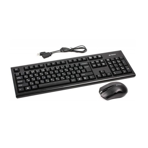 کیبورد و ماوس ای فورتک Keyboard Mouse Wireless A4Tech 3000N کیبورد و ماوس ای فورتک Keyboard Mouse Wireless A4Tech 3000N
