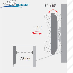 براکت (پایه) دیواری مانیتورLED/LCD مدل LCDArm LW-78