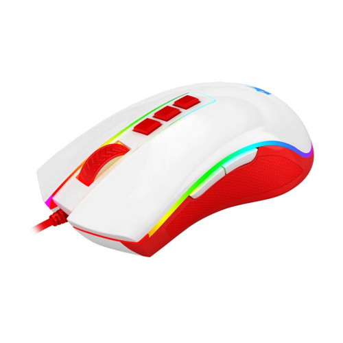 ماوس ردراگون RedRagon Cobra Red White M711C