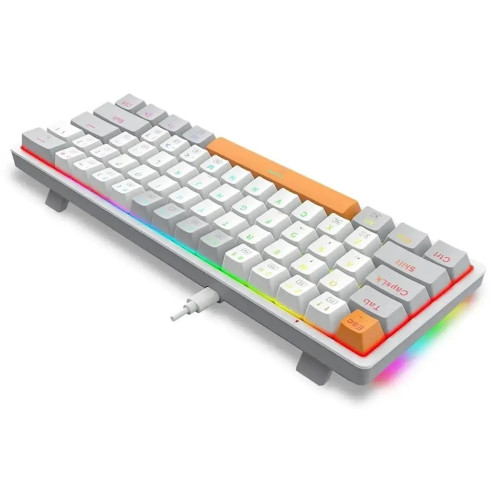 کیبورد-RedRagon-Akali-K642-WGO کیبورد ردراگون RedRagon Akali K642 WGO با سوئیچ قرمز و نورپردازی RGB