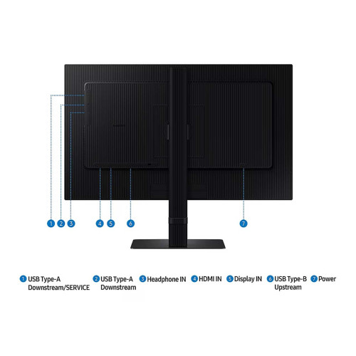 مانیتور سامسونگ Samsung ViewFinity S6 S60D 24D606 سایز 24 اینچ