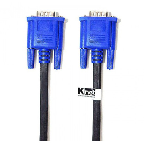 کابل وی جی ای کی نت Cable VGA Knet K-VC406 طول 30 متر کابل وی جی ای کی نت Cable VGA Knet K-VC406 طول 30 متر