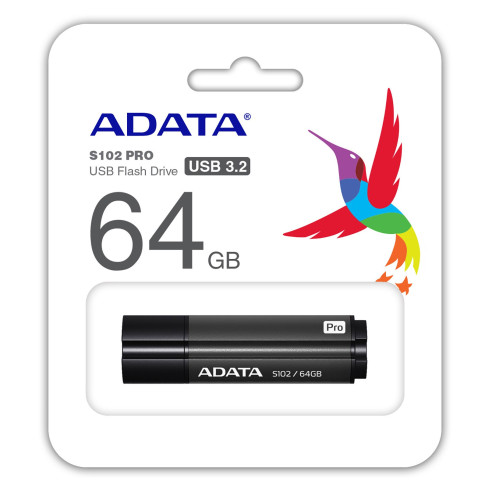 فلش ای دیتا Flash Disk AData S102 Pro ظرفیت 64 گیگابایت