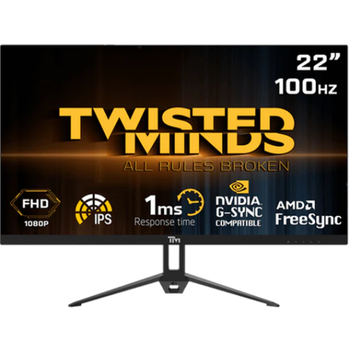 مانیتور توییسد مایندز Twisted Minds TM22FHD100IPS سایز 22 اینچ (با افتخار ساخت ایران)