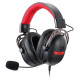 هدست گیمینگ ردراگون RedRagon AURORA H376 مشکی با صدای ۷.۱ کاناله و کنترل‌های درون‌خطی