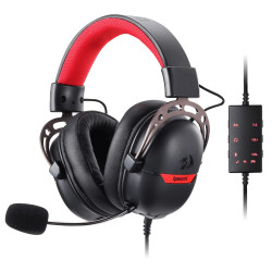 هدست ردراگون RedRagon AURORA H376 فرمانده سه‌چهره | مشکی