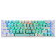 کیبورد بی‌سیم مکانیکال ردراگون RedRagon Castor K631 PRO GW با سوئیچ کرم و نورپردازی RGB