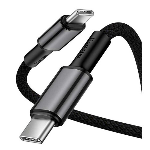 کابل شارژ باسئوس Baseus High Density Braided Type-C 100W CATGD-A01