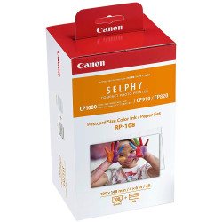 کاغذ و جوهر پرینتر کانن Color Ink & Paper Set Canon RP-108 کاغذ و جوهر پرینتر کانن Color Ink & Paper Set Canon RP-108