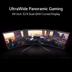 مانیتور ال جی UltraGear LG 49GR85DC-B سایز 49 اینچ مانیتور ال جی UltraGear LG 49GR85DC-B سایز 49 اینچ