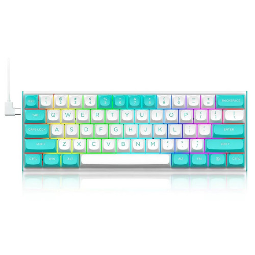 کیبورد گیمینگ ردراگون RedRagon Fidd K683-WB RGB کیبورد گیمینگ ردراگون RedRagon Fidd K683-WB RGB